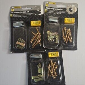 B10 Pro Essentials 60 Second Hanging Kit 15pc Sawtooth Hangers w/ Level Locators